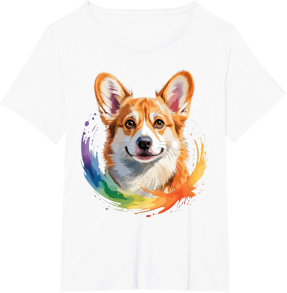 Funny Corgi Design for Men Women Welsh Corgi Dog Lover T-Shirt - White