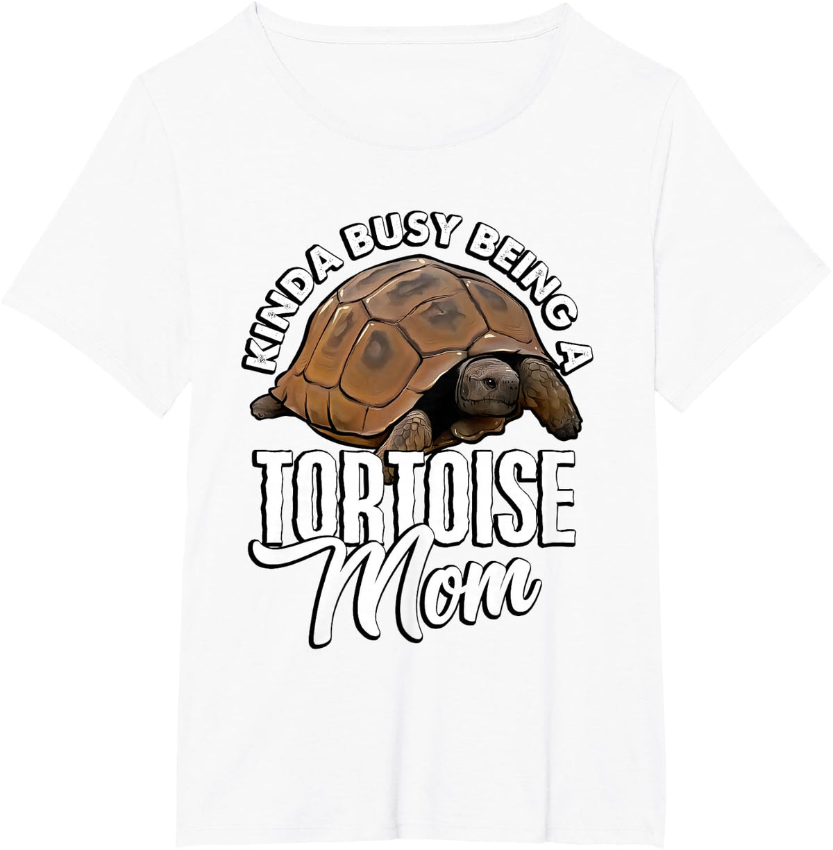 Tortoise Mom T-Shirt - White