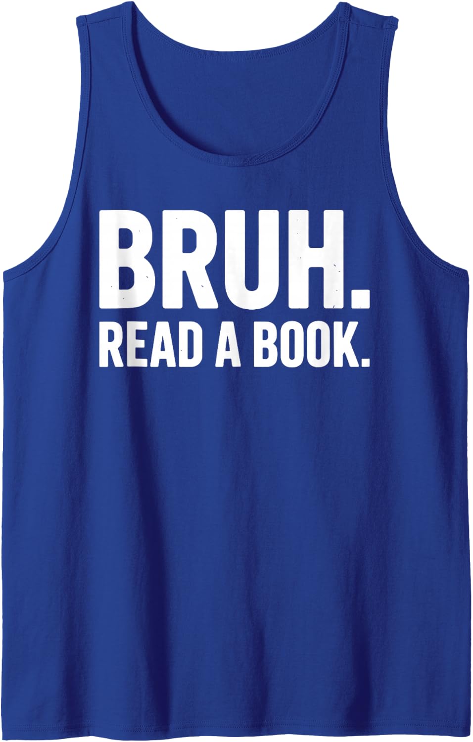 Reading Teacher Art for Men Women Kids Reading Intervention Sleeveless Tank Top - Royal Blue