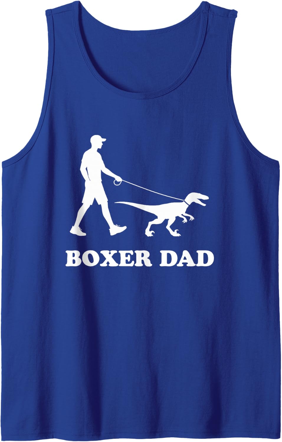 Boxer Dad Tank Top - Royal Blue