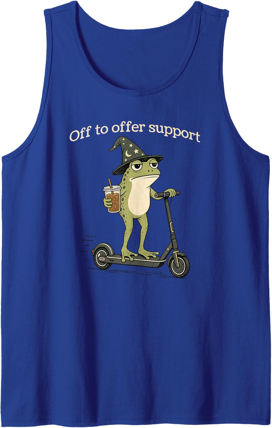 Back to School Teachers Assistant Support Staff Sleeveless Tank Top - Royal Blue