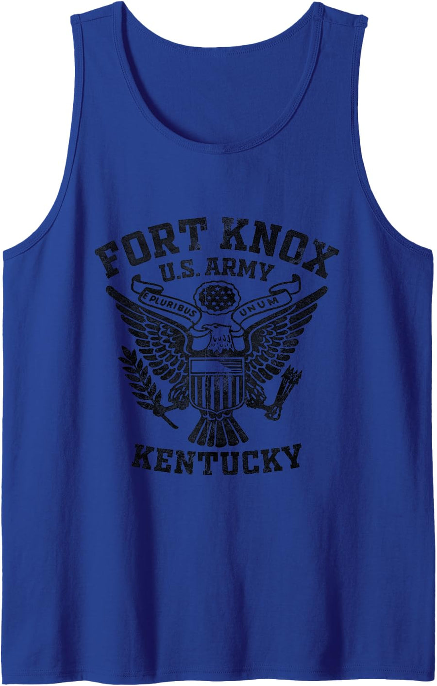 Fort Knox US Military Base Kentucky KY Ft Knox Veteran Tank Top - Royal Blue