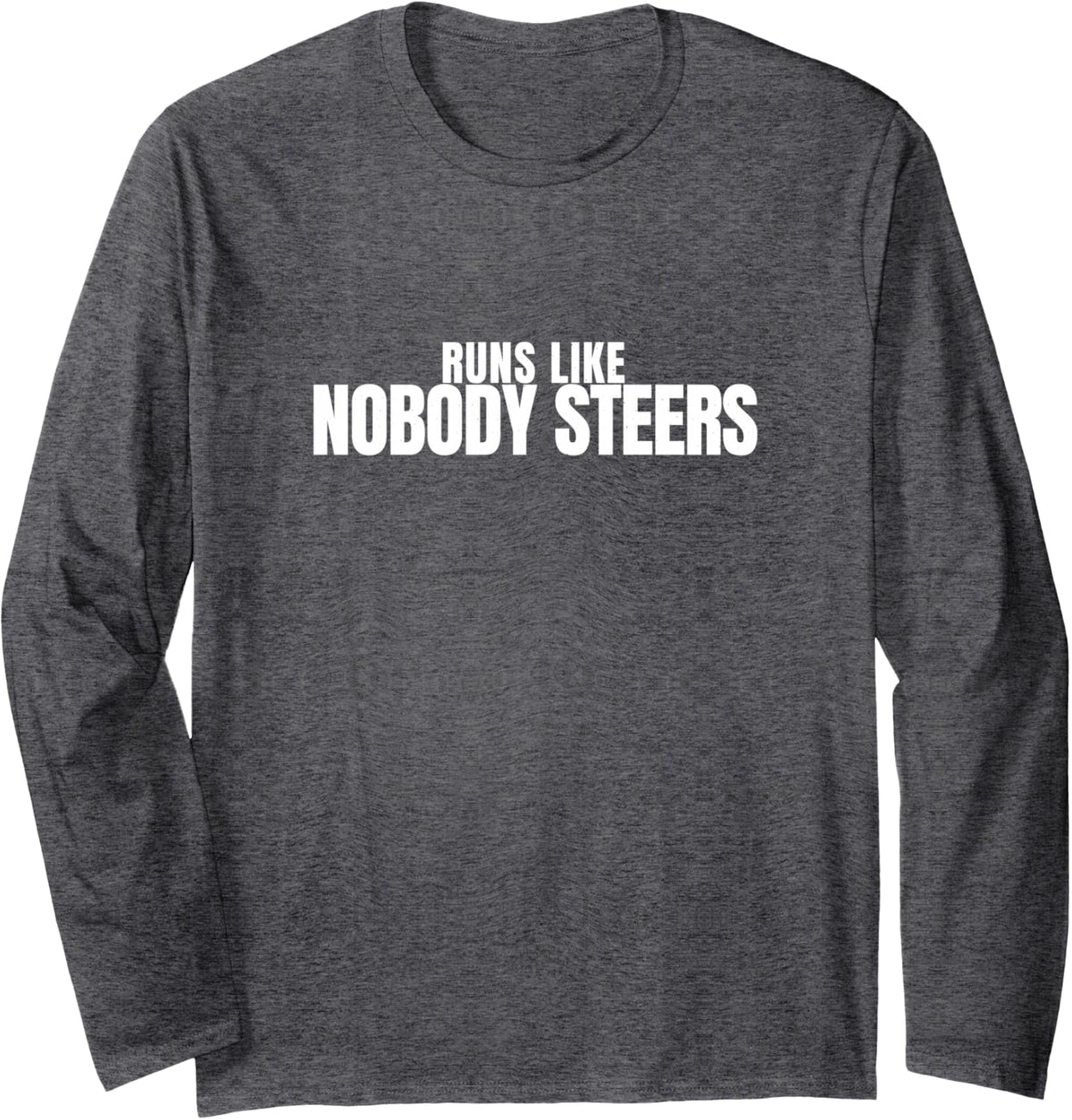 Bull Terrier English Bull Terrier Dog Dad Dog Mom Long Sleeve T-Shirt - Adult Unisex Dark Heather Grey