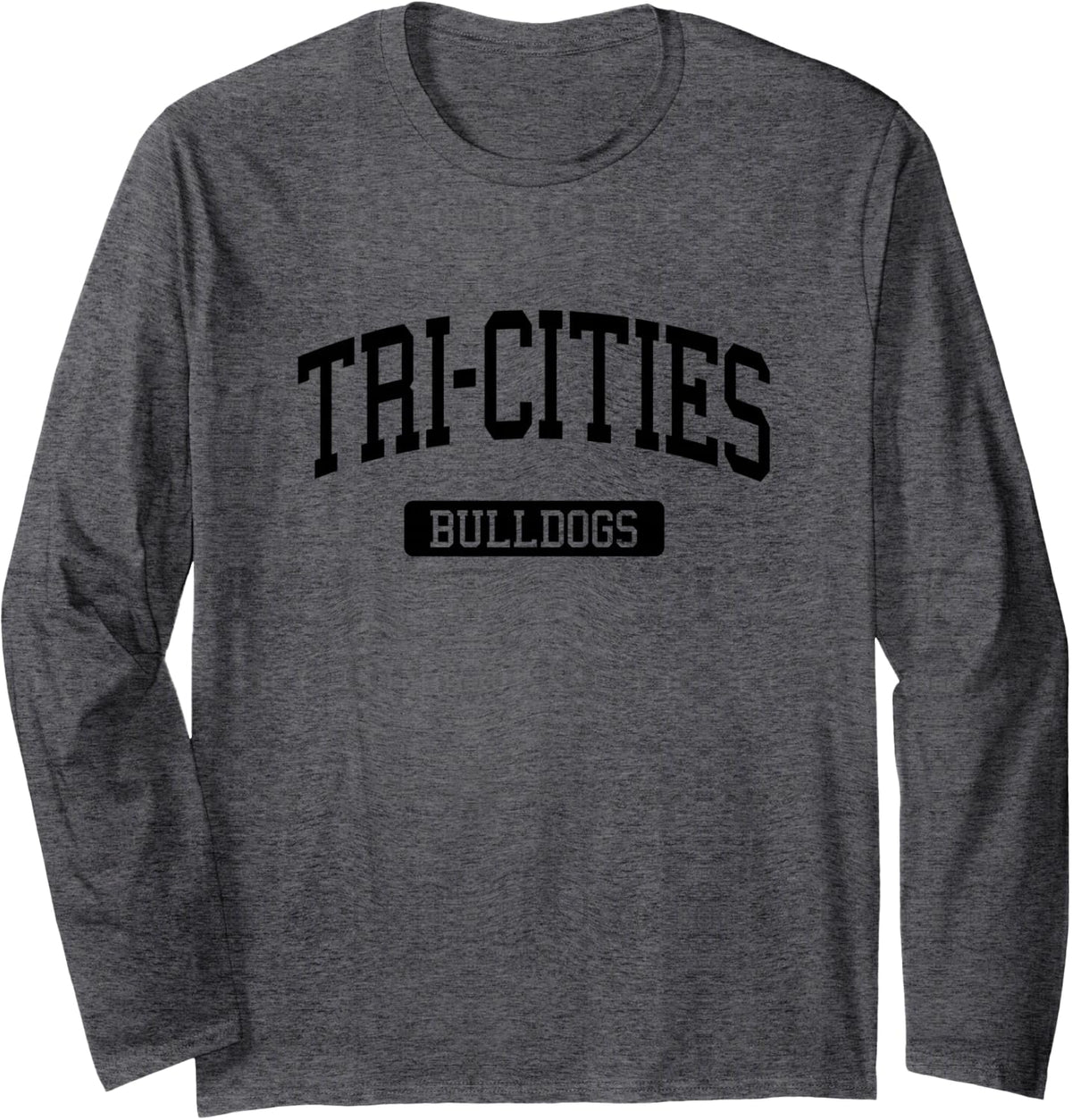 Tri-Cities High School HS East Point GA Varsity Sports Long Sleeve T-Shirt - Adult Unisex Dark Heather Grey