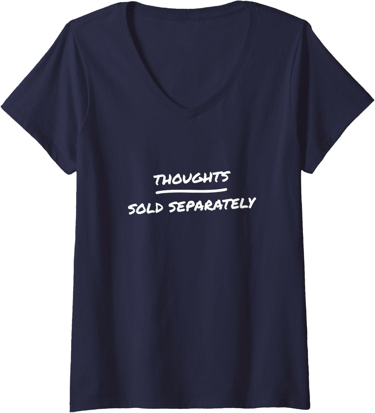 Women's Bull Terrier Mini Bull Terrier Dog Lover V-Neck T-Shirt - Navy Blue
