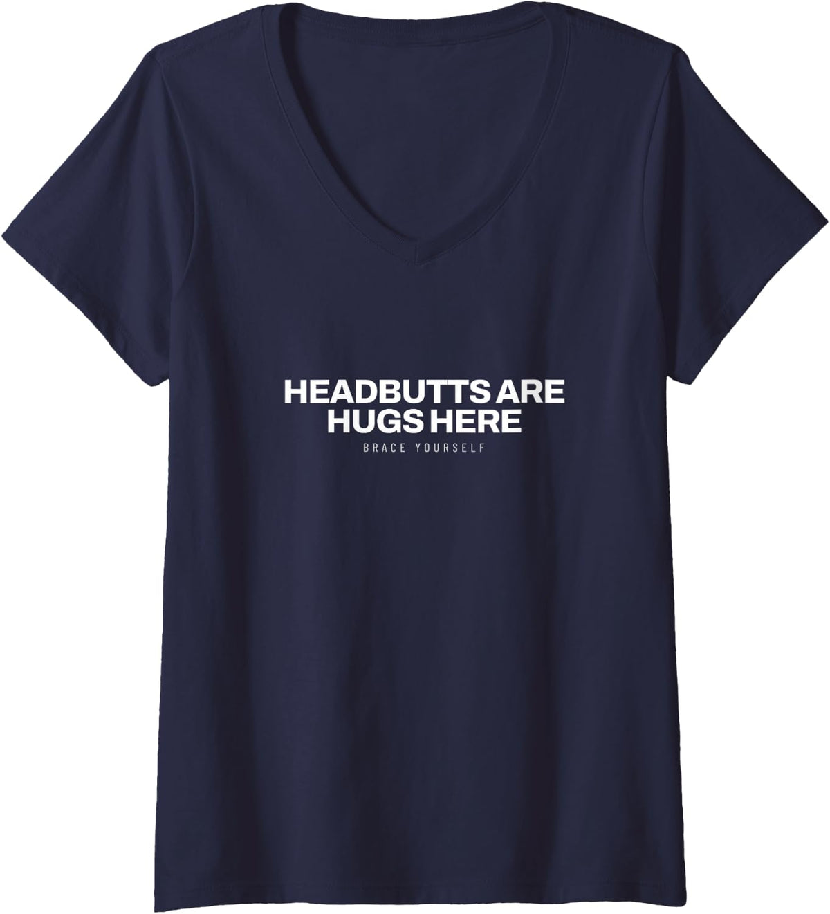 Women's Bull Terrier Mini Bull Terrier English Bull Terrier Dog Mom V-Neck T-Shirt - Navy Blue
