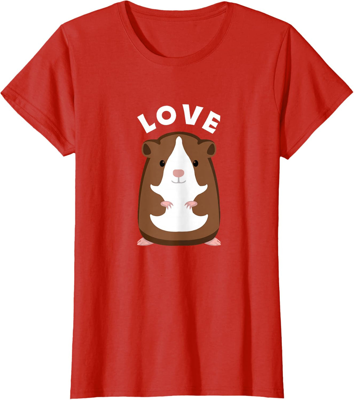 Funny Guinea Pigs TShirt Fun Saying Guinea Pig Love T-Shirt - Red