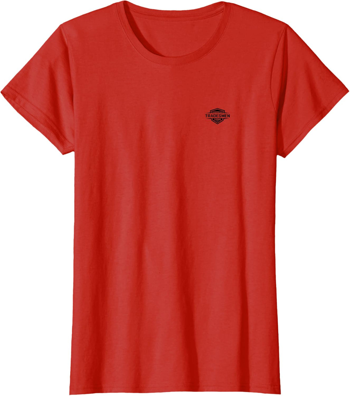 "Millwright" T-Shirt with vintage black back design T-Shirt - Red