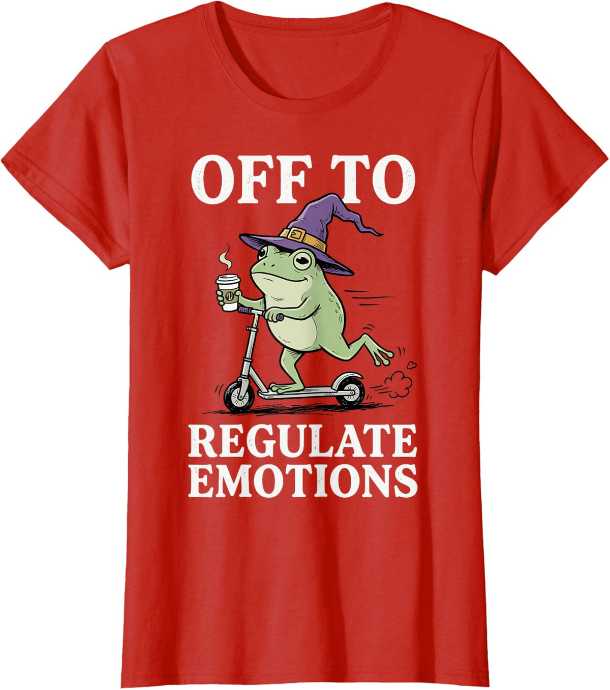 Off to Regulate Emotions Behavior Specialist T-Shirt - Red
