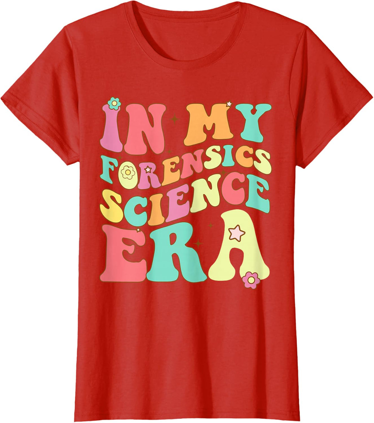 In My Forensics Science Era Detective Criminology Autopsy T-Shirt - Red