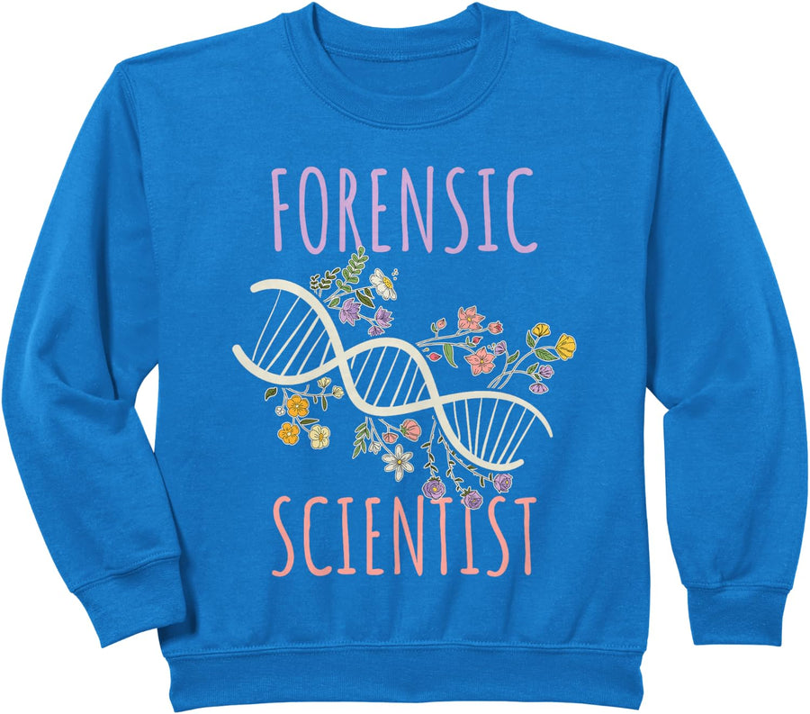 DNA Chain Forensic Scientist Sweatshirt - Royal Blue