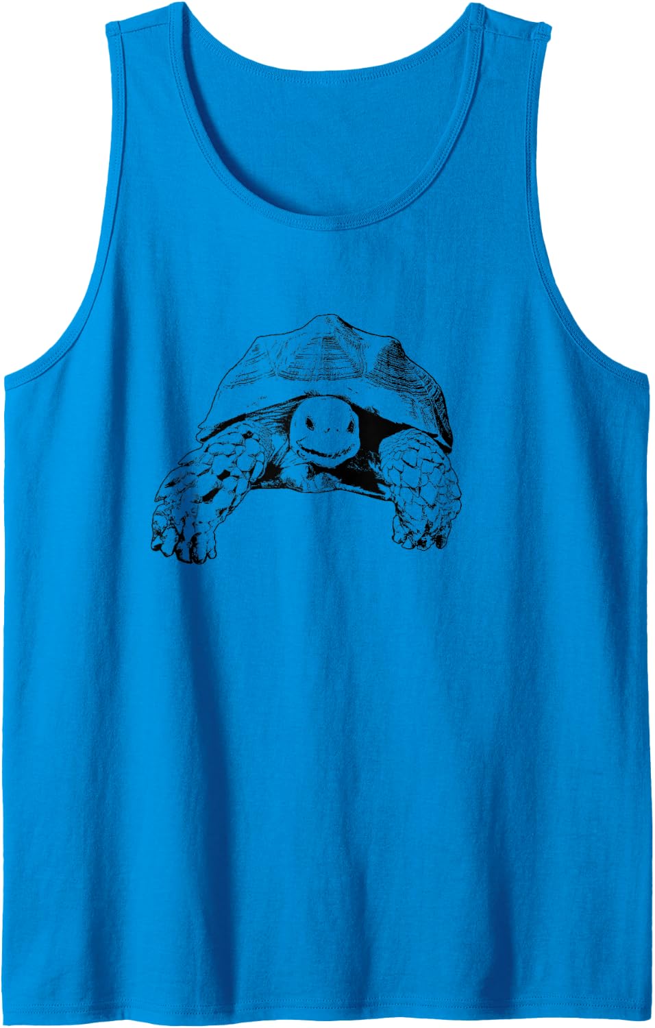 Sulcata Tortoise African Spurred Tortoise Turtle Tank Top - Sapphire Blue
