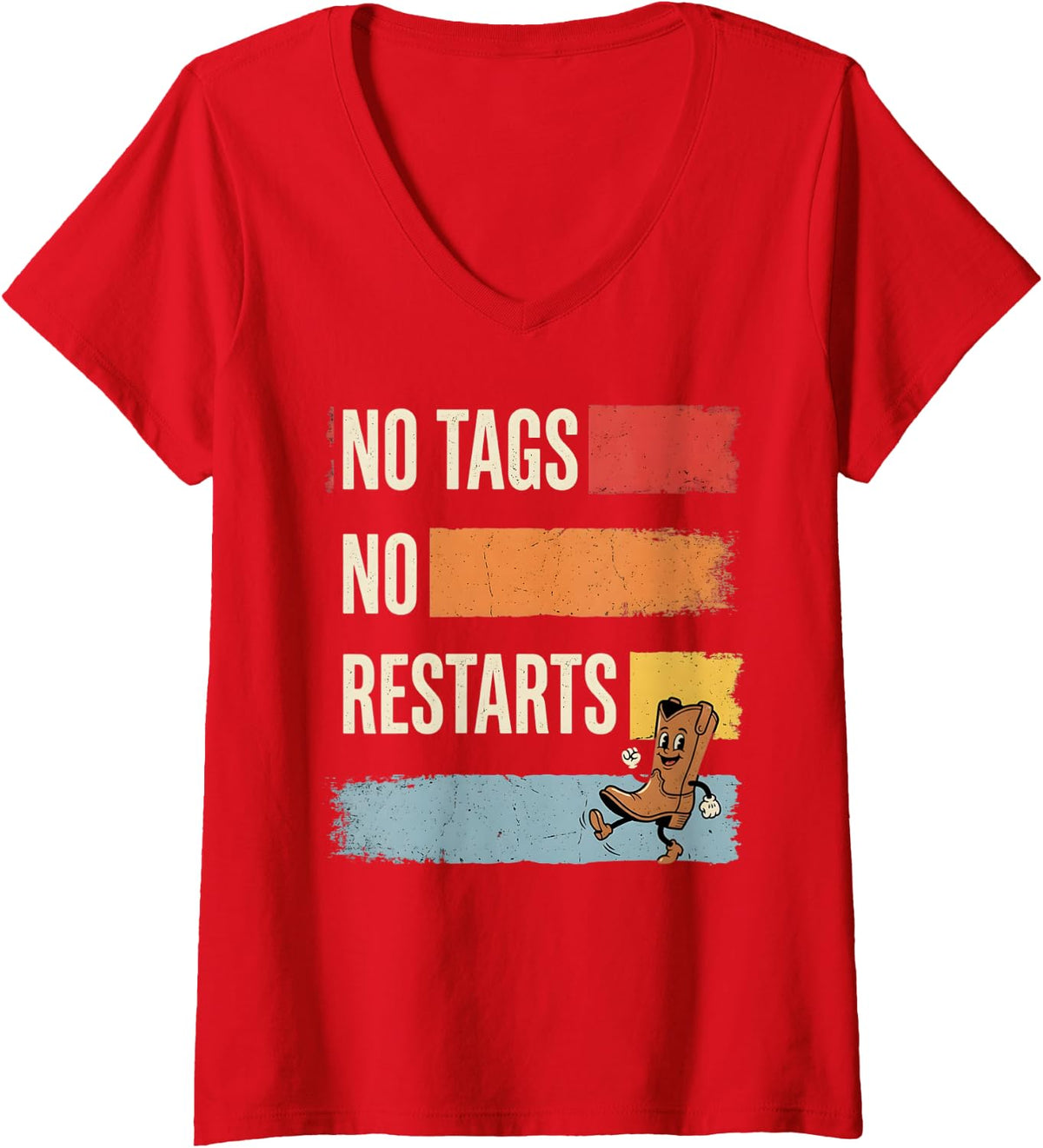 Women's Line Dance Teacher Line Dancing Line Dancer V-Neck T-Shirt - Red