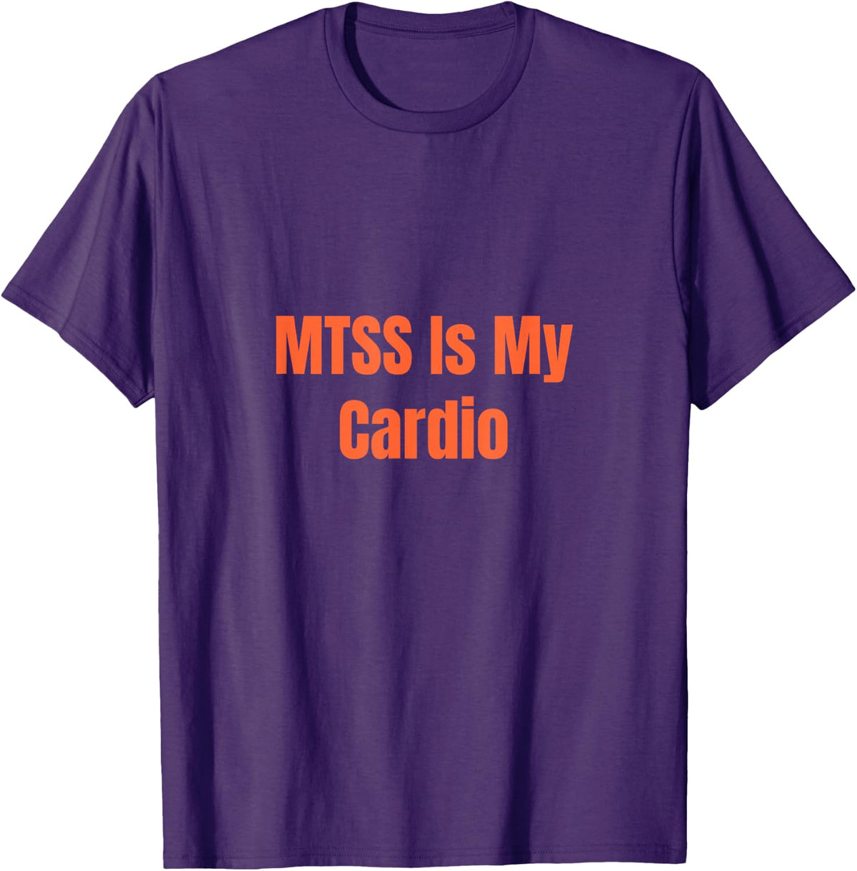 MTSS is My Cardio School Psychologist Funny T-Shirt - Purple