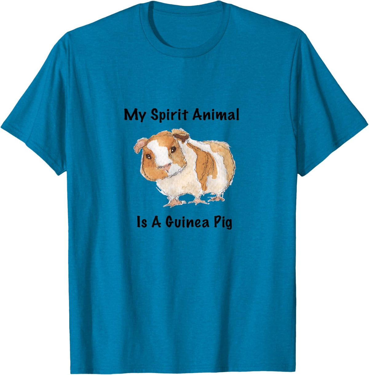 My Spirit Animal is a Guinea Pig T-Shirt - Sapphire Blue