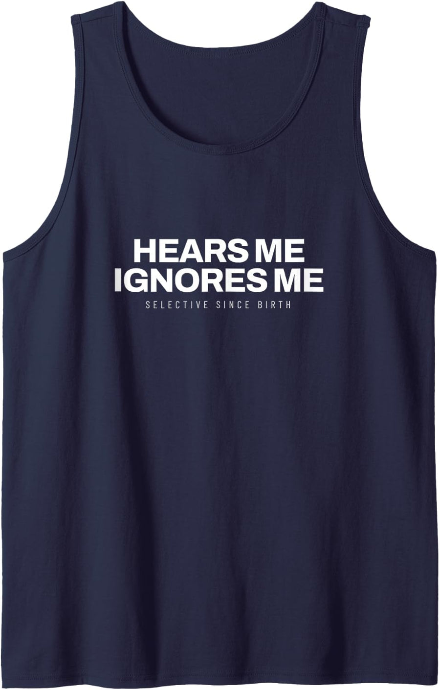 Basset Hound Floppy Ears Dog Mom Dog Dad Dog Ears Hound Dog Sleeveless Tank Top - Navy Blue