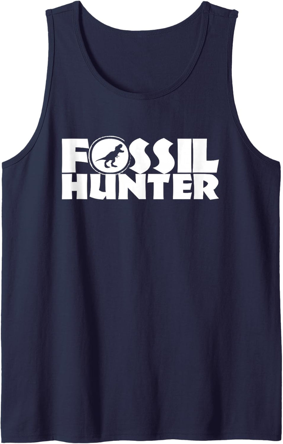 Fossil Hunting T Stuff, Gear for Paleontologists & Geologist Sleeveless Tank Top - Navy Blue
