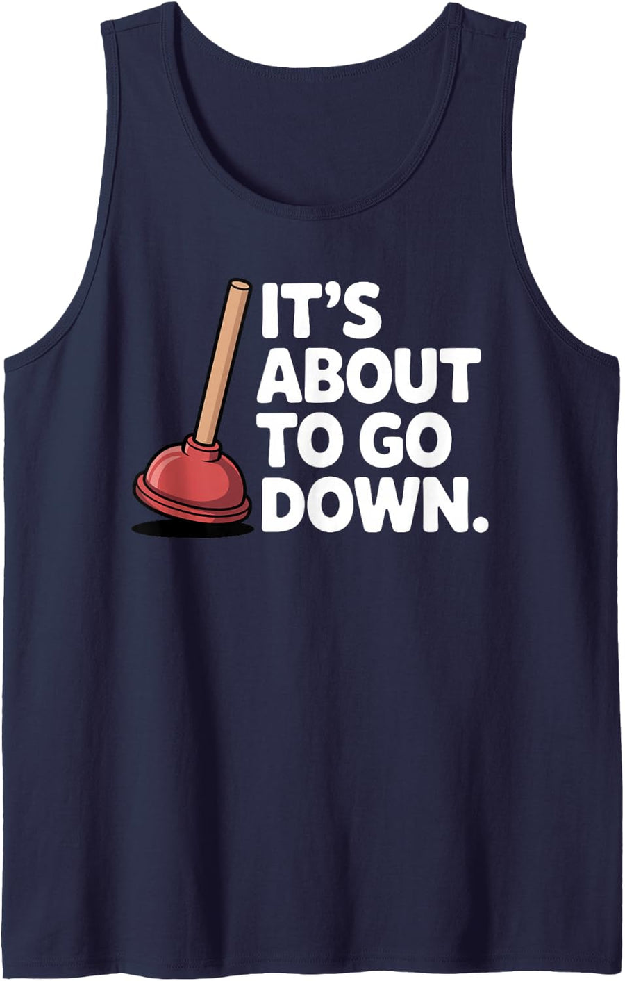 Best Plumber Art for Men Women Plumbing Pipefitter Plumber Sleeveless Tank Top - Navy Blue