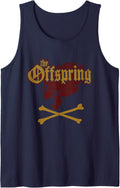 The Offspring Official Screaming Skull Tank Top - Navy Blue