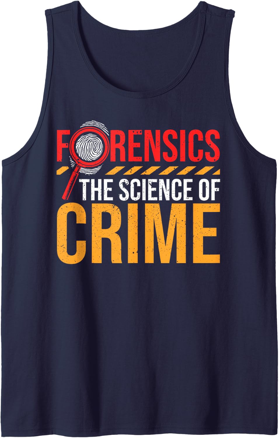 Forensic Psychology Forensic Investigator Forensic Scientist Tank Top - Navy Blue