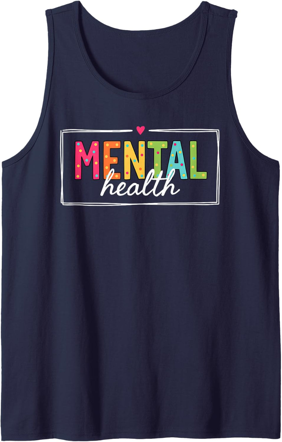 Mental Health Counselor Therapist Counseling Sleeveless Tank Top - Navy Blue