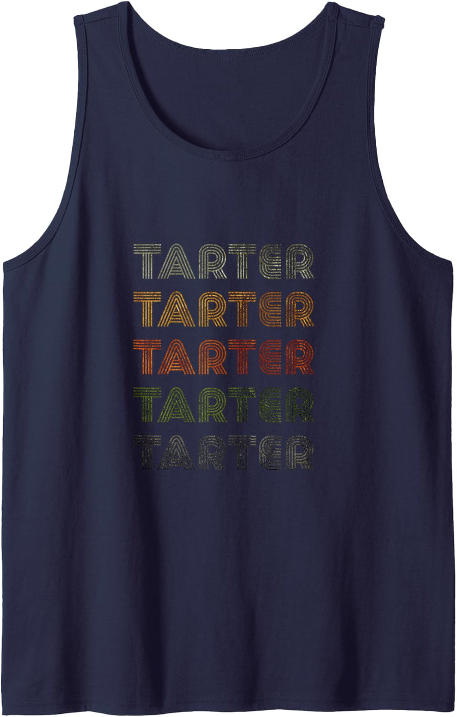 Love Heart Black Vintage Grunge Tarter Tea Sleeveless Tank Top - Navy Blue