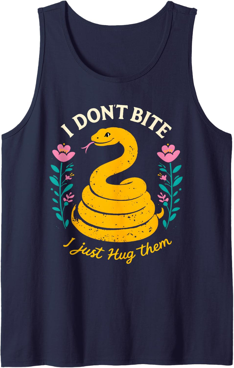 Cool Ball Python Art for Snake Reptile Owner Sleeveless Tank Top - Navy Blue