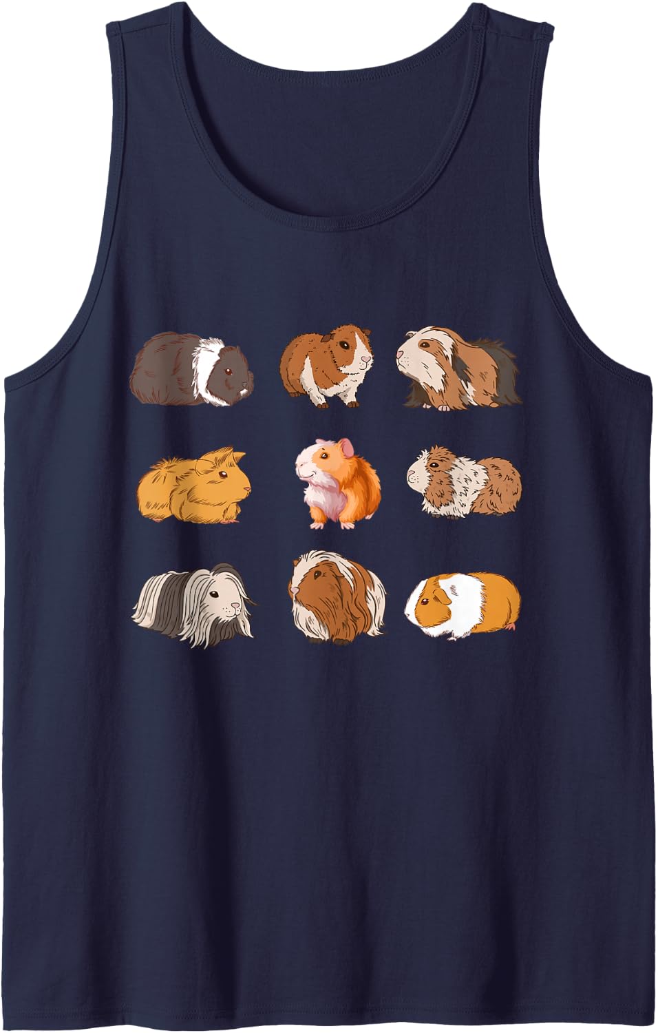 Rodent Pet Guinea Pig Tank Top - Navy Blue