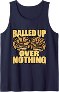 Ball Python Balled Up Over Nothing Snake Keeper Reptile Sleeveless Tank Top - Navy Blue