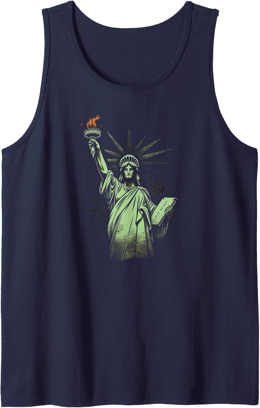 Statue of Liberty Tank Top - Navy Blue