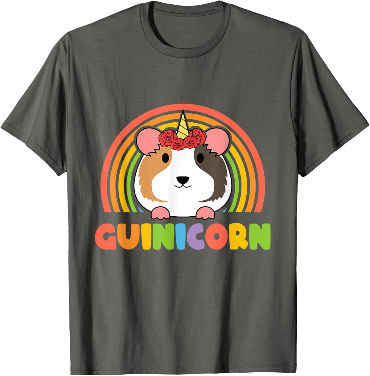 Guinea Pigs Breeding - Guinea T-Shirt - Asphalt Grey