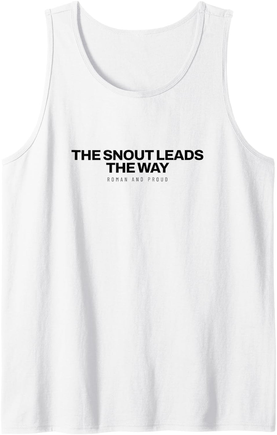 Bull Terrier - The Snout Leads The Way - Dog Lover Sleeveless Tank Top - White