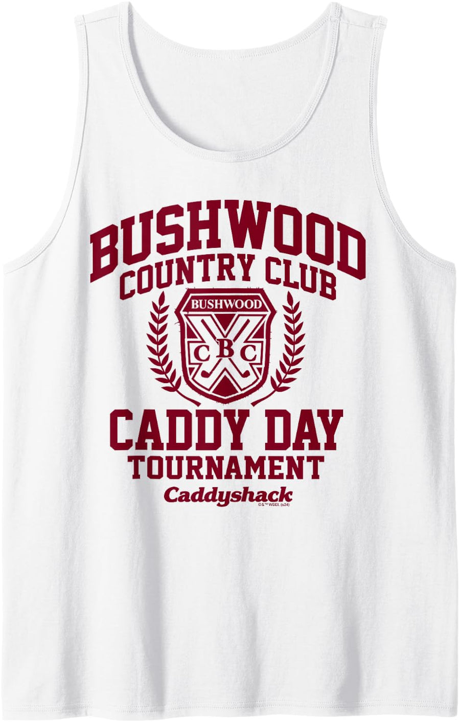 Bush Wood Country Club Tournament Tank Top - White