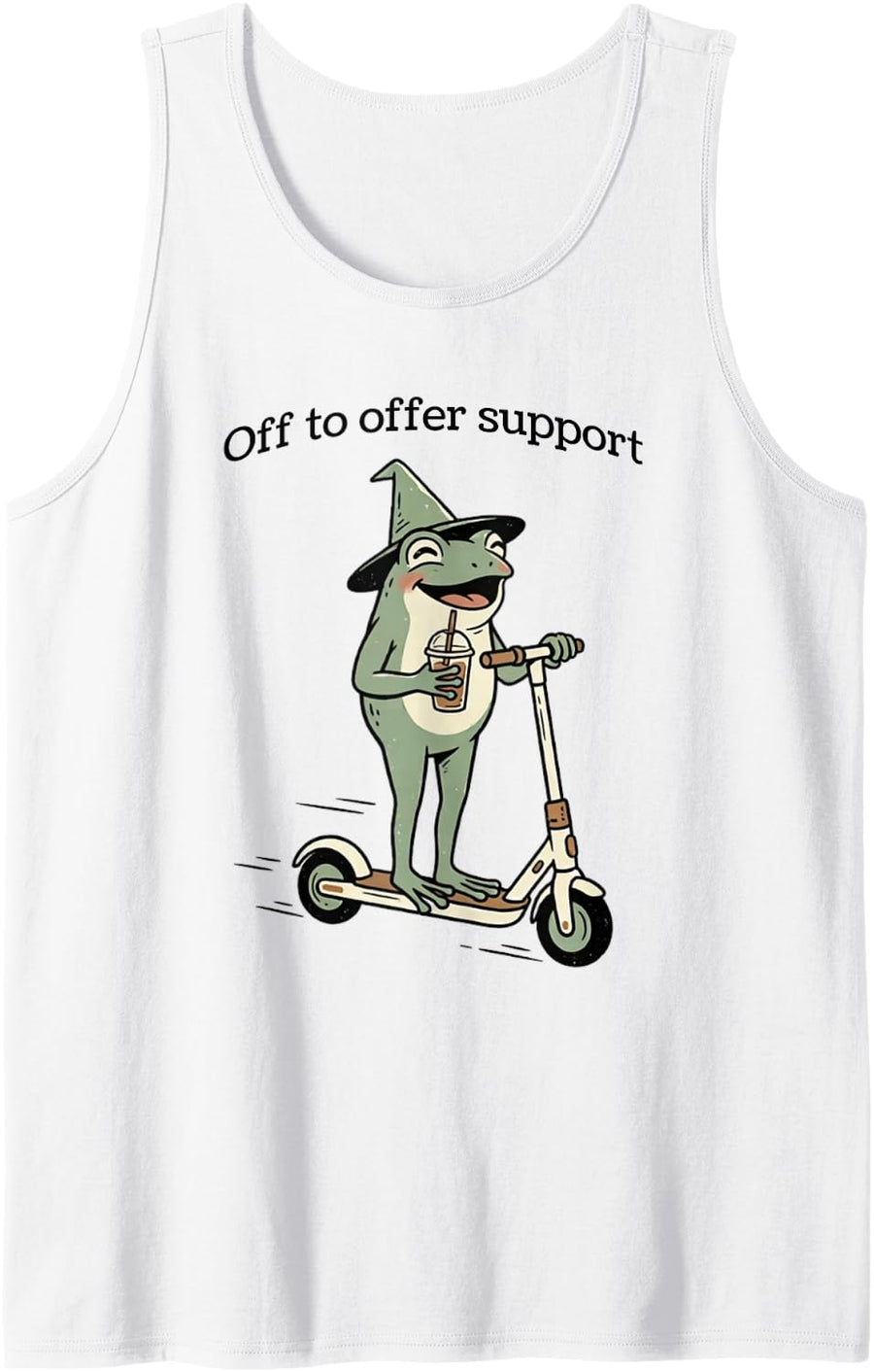 Teachers Assistant Support Staff Sleeveless Tank Top - White