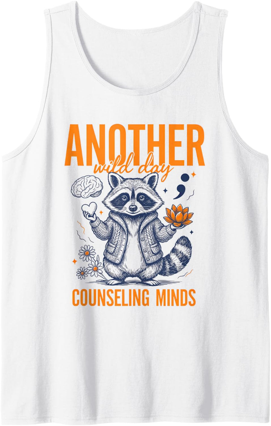 Mental Health Counselor Psychotherapist Counseling Therapy Sleeveless Tank Top - White