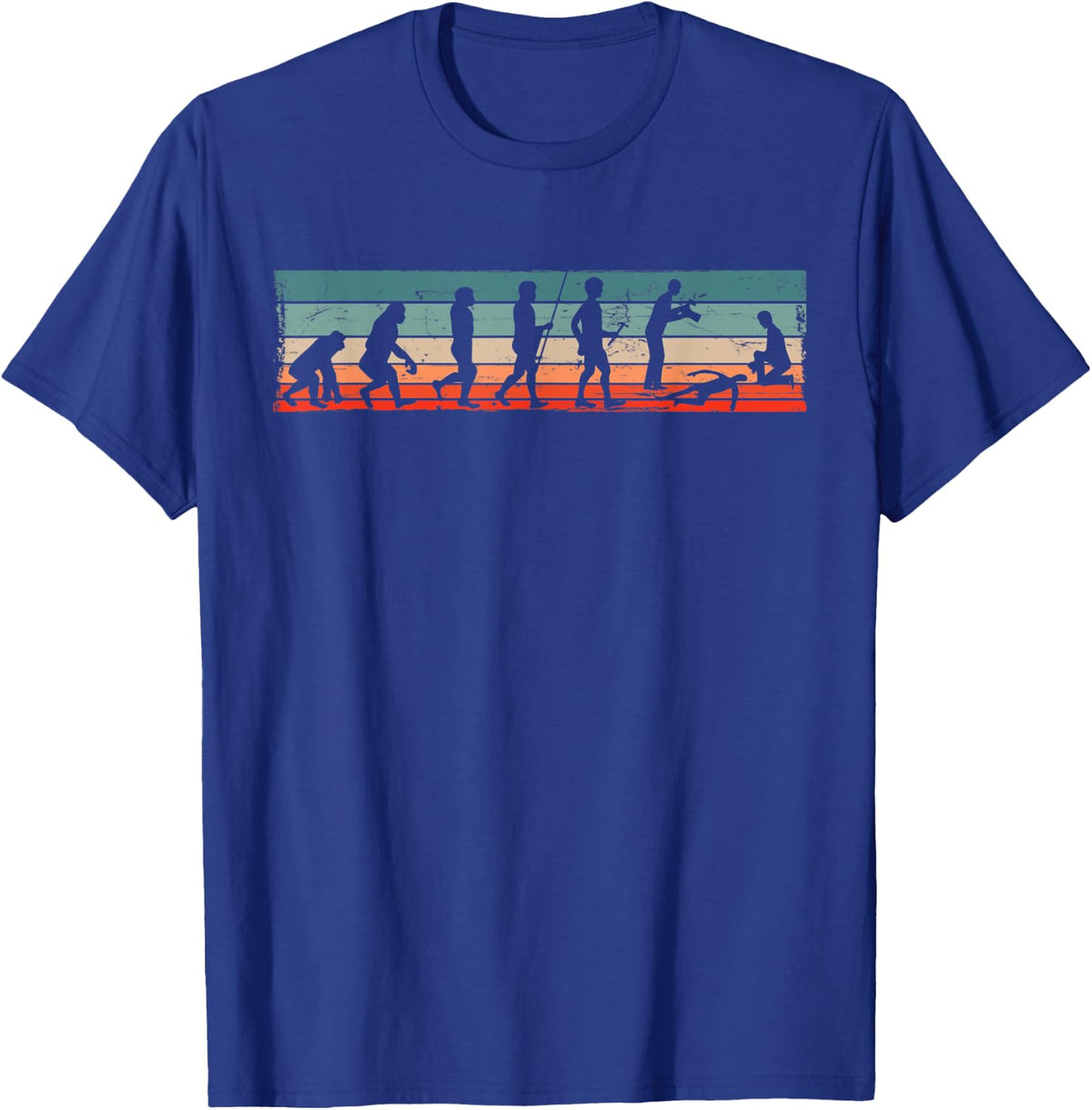 Forensics Criminalistics Criminology Evolution T-Shirt - Royal Blue