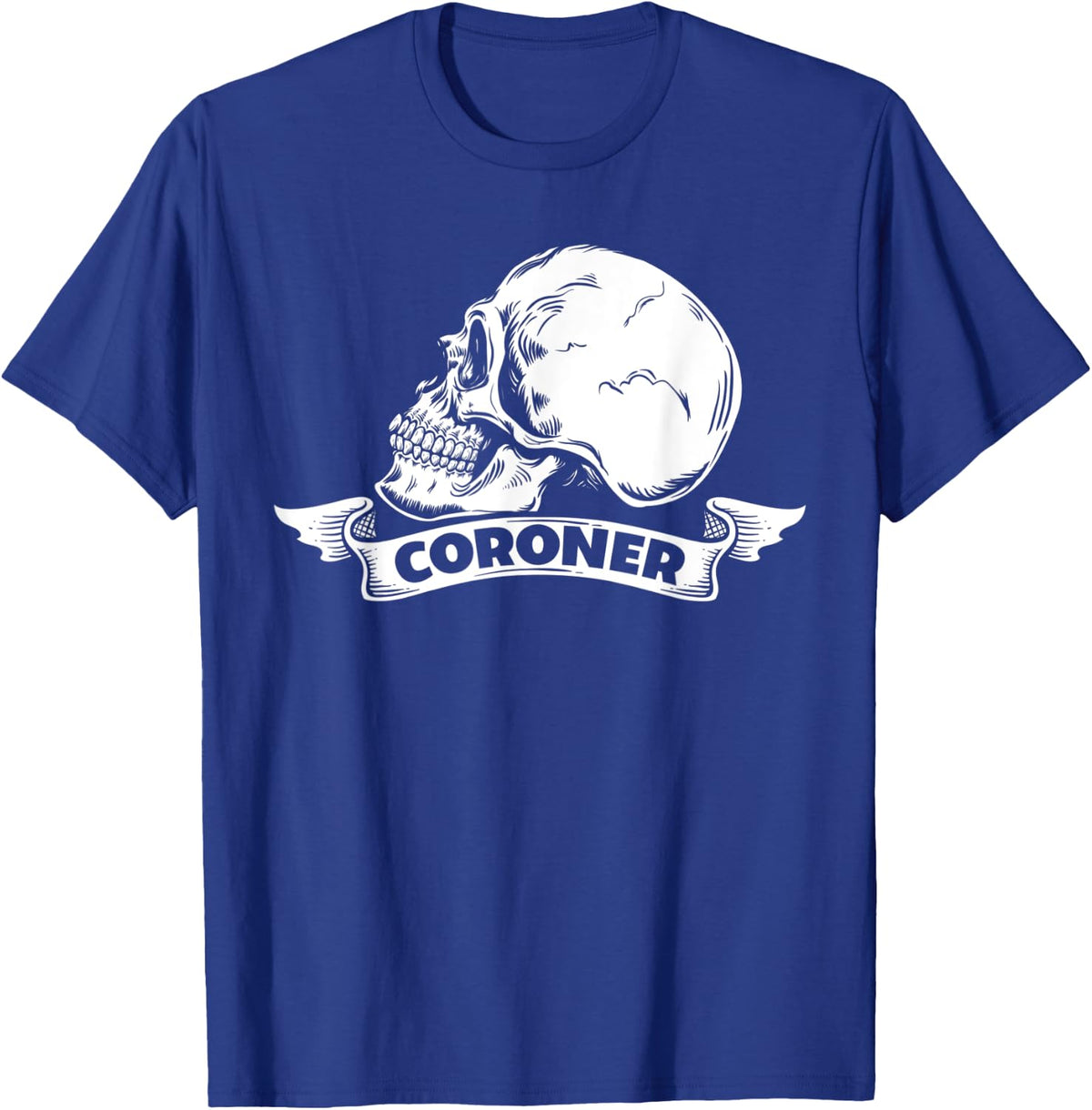Coroner Forensic Scientist Forensics Science Student T-Shirt - Royal Blue