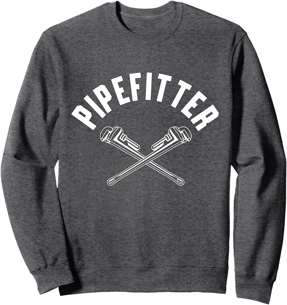 Pipefitter Sweatshirt - Adult Unisex Dark Heather Grey