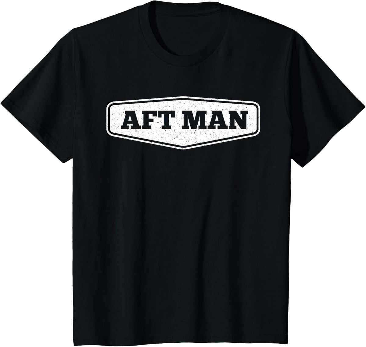 Funny Boat Shirt - Aft Man T-Shirt - Black