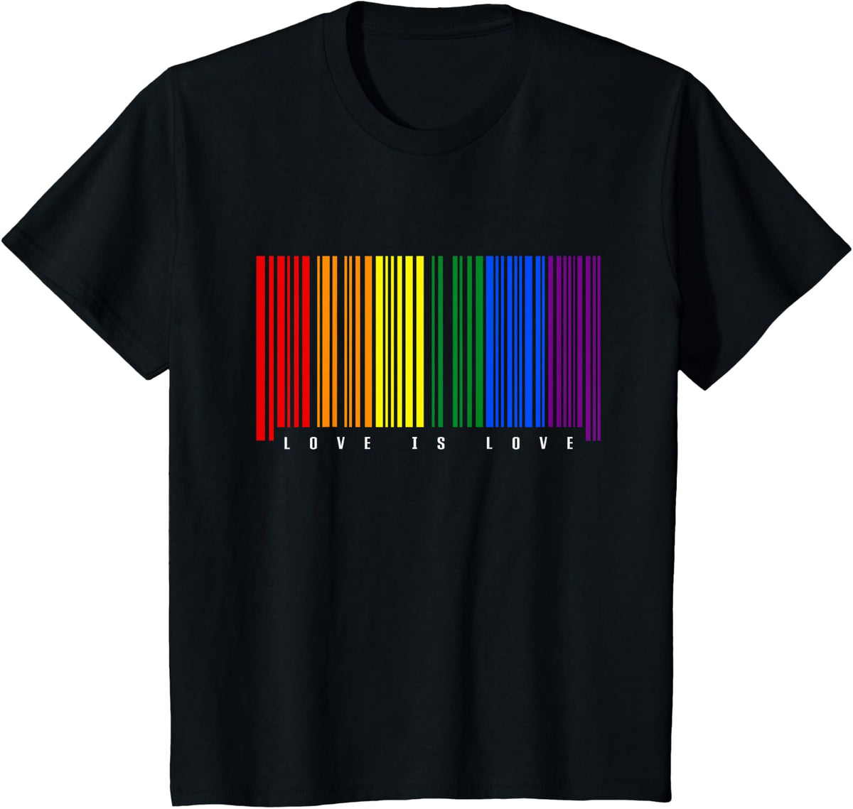LGBTQ Gay Pride T-Shirt - Black