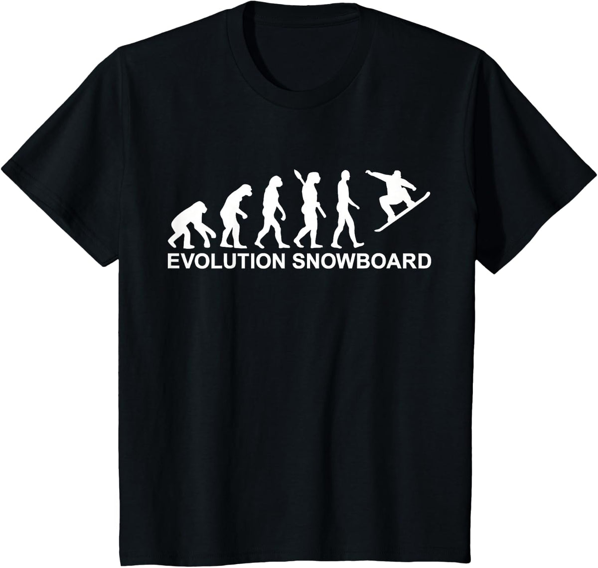 Evolution Snowboard T-Shirt - Black