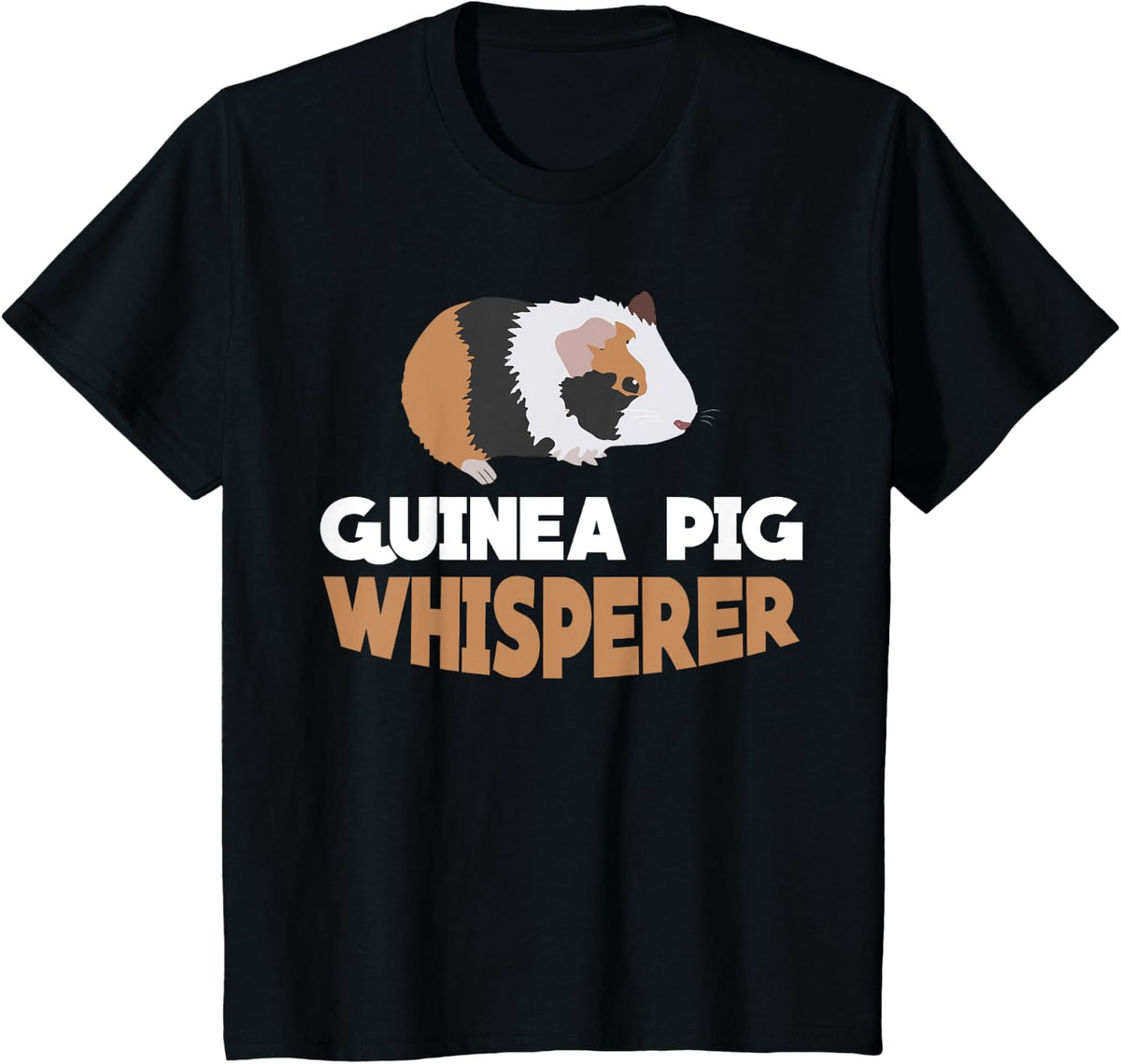 Guinea Pig Whisperer T-Shirt - Black