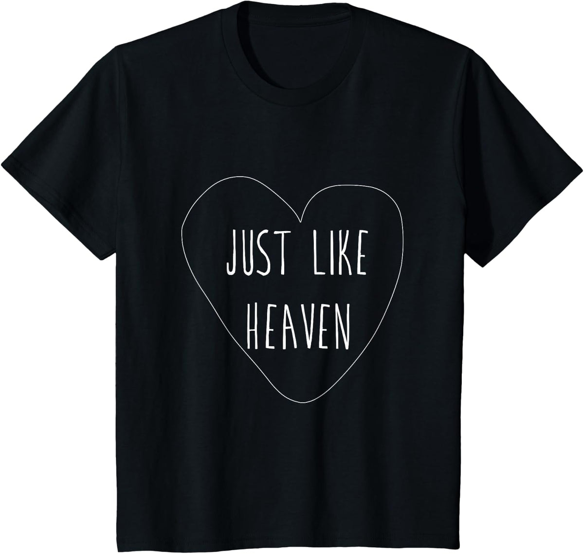 JT Clothing Women's Unisex Black T-Shirt, Small, Modern, Casual, Short Sleeve, Love Theme, Valentine's Day, Wedding,