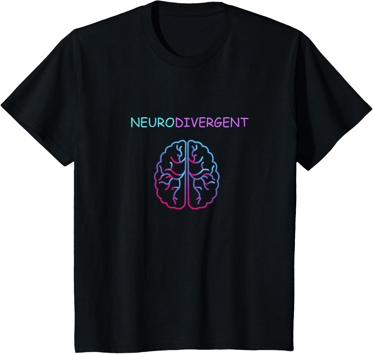 Neurodivergent T-Shirt - Black