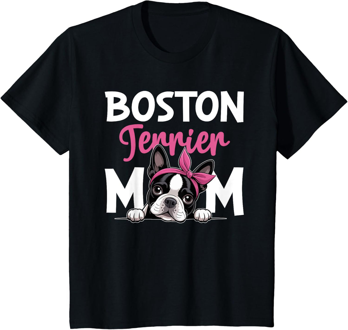 Boston Terrier Dog T-Shirt - Black