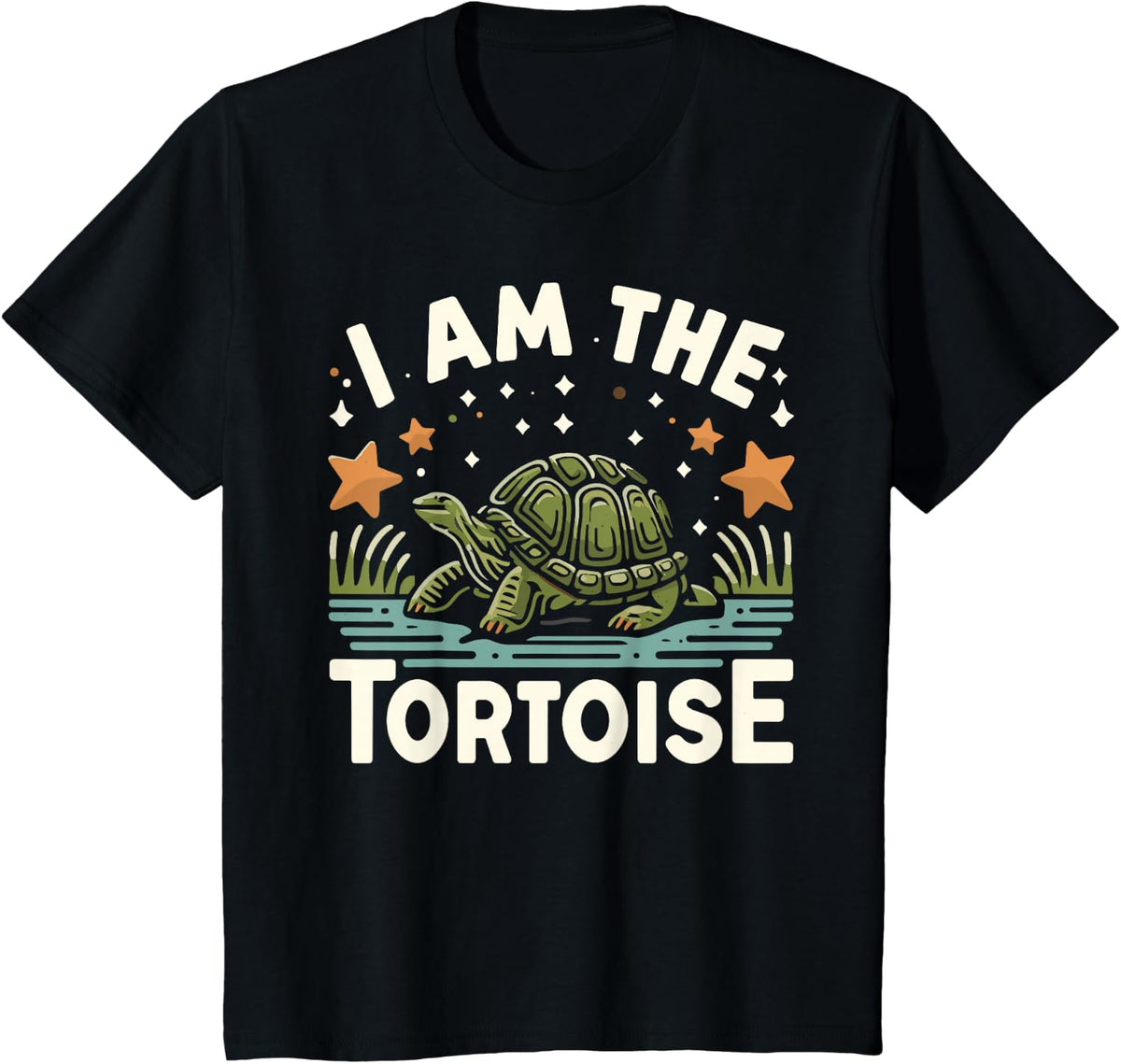 I Am The TORTOISE T-Shirt Funny TORTOISE Shirt TORTOISE T-Shirt - Black