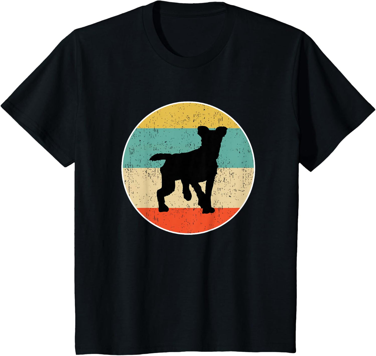 Mutt Dog T-Shirt For Men Women Dog Lover Tees Retro Vintage Dog T Shirts - Black