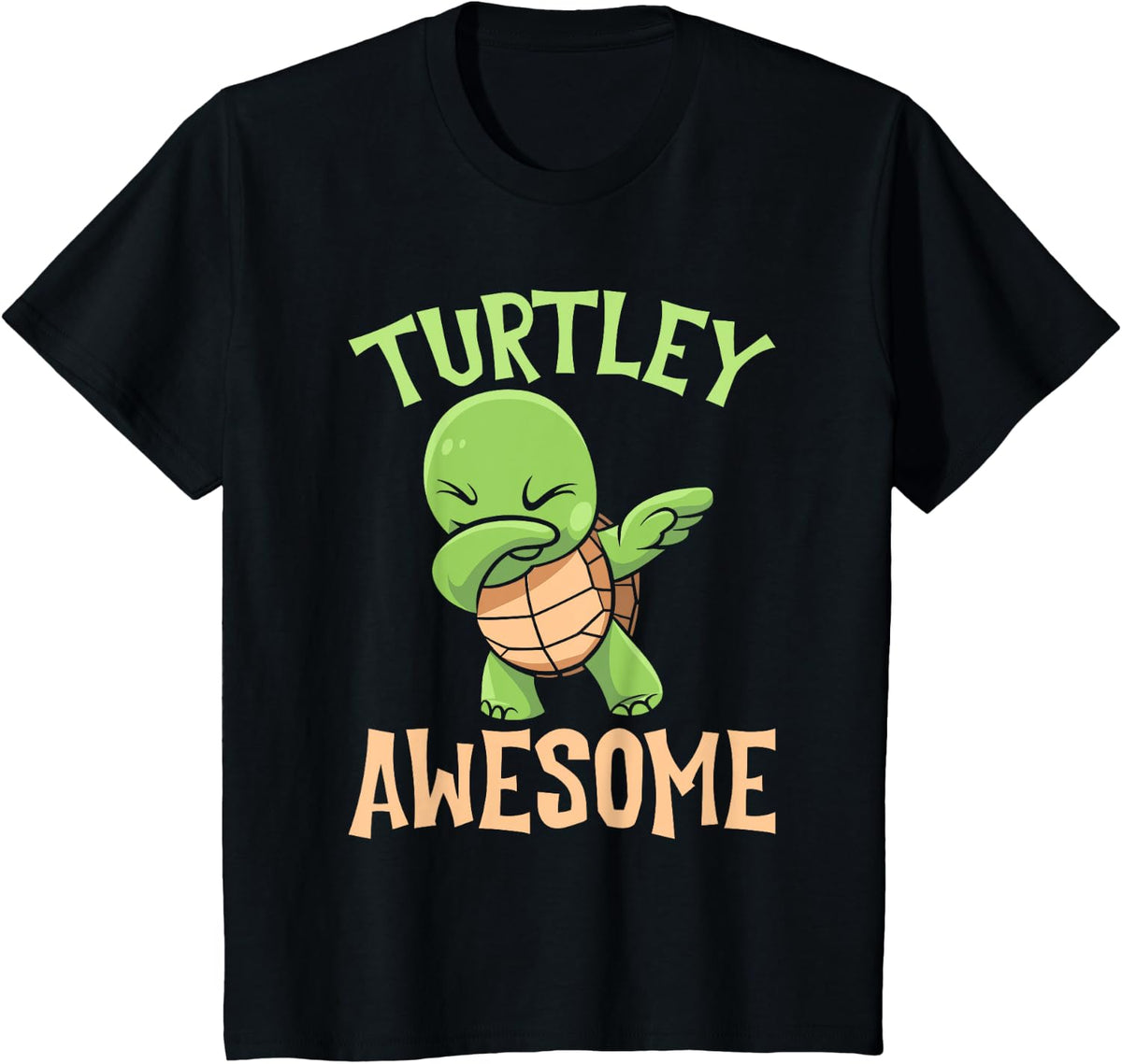 Turtley Awesome Dabbing Sea Turtle Ocean Turtle Lover T-Shirt - Black