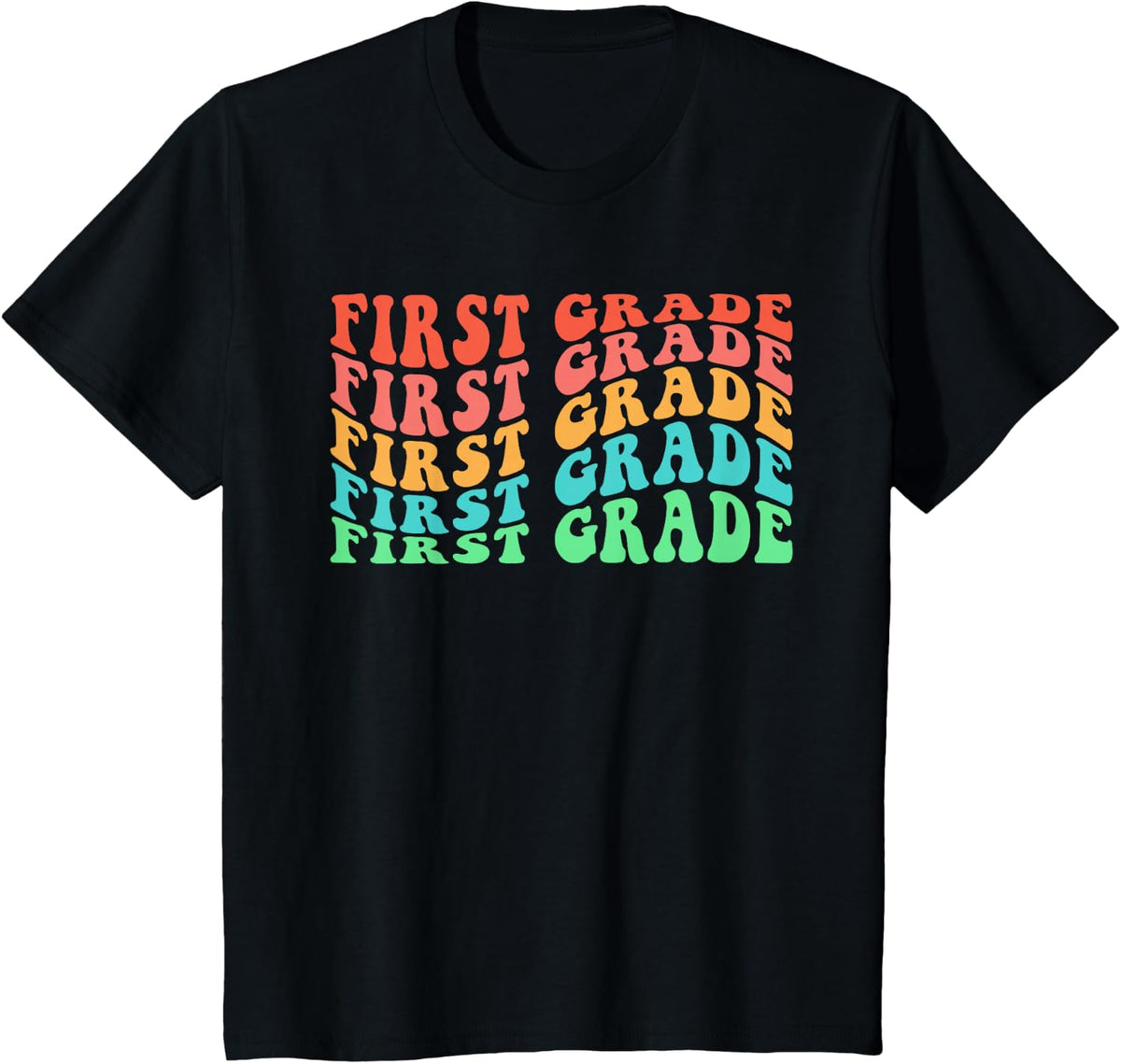 first Grade Teacher 1st Grade Teacher Elementary School T-Shirt - Black