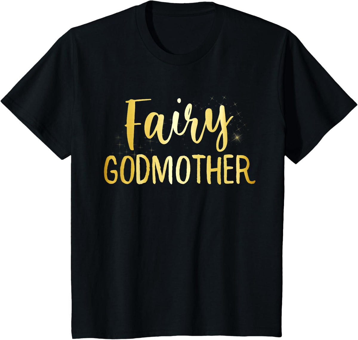 Mother's Day Fairy Godmother Cinderella Moms Cute Funny T-Shirt - Black